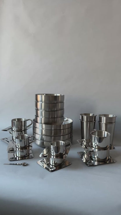 Stainless Steel Kitchen Essentials 20-Piece Set
