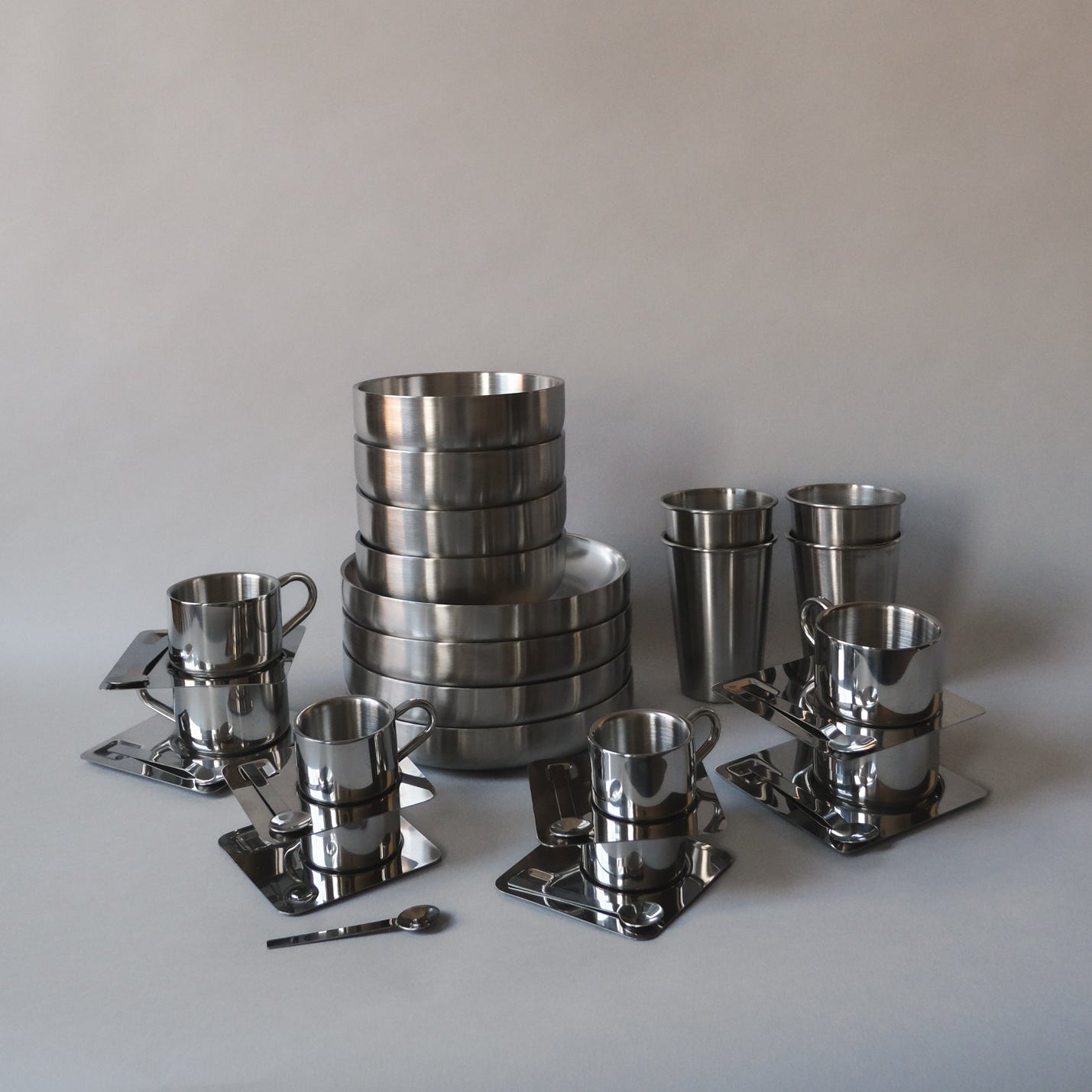 Stainless Steel Kitchen Essentials 20-Piece Set