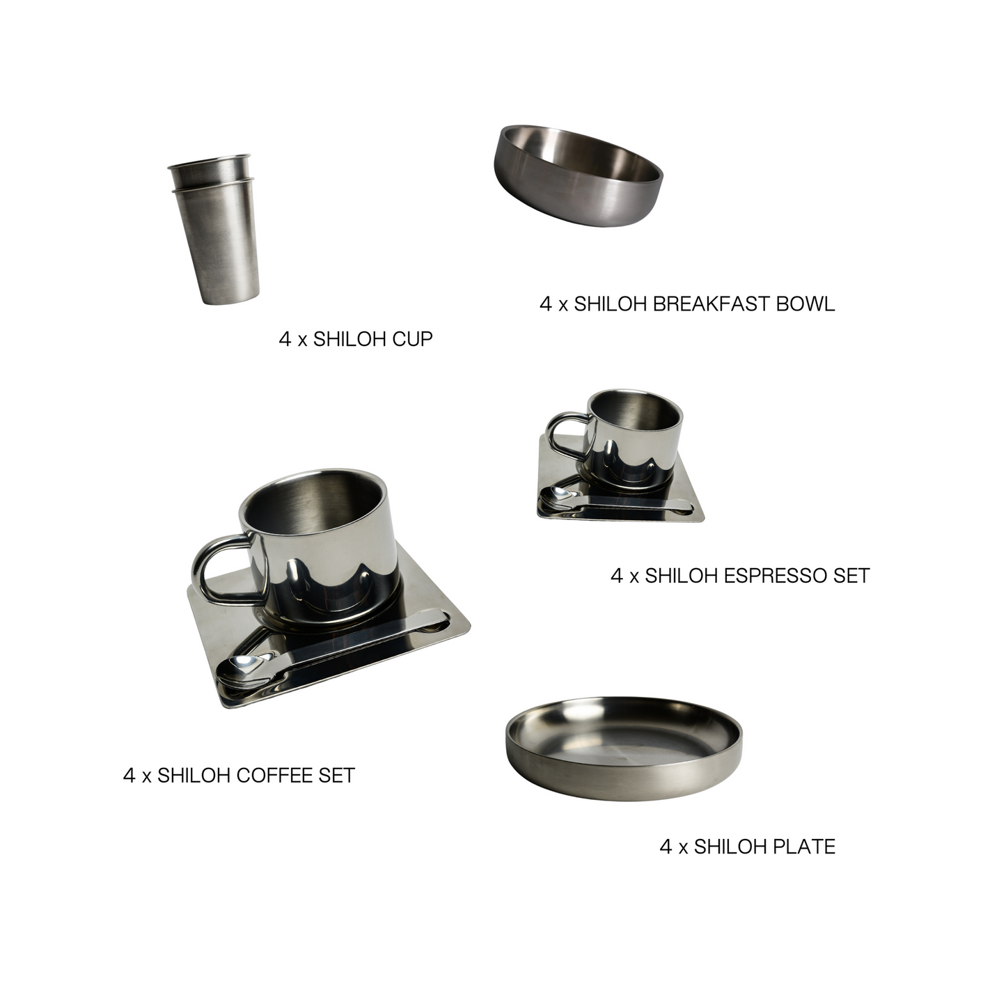 Stainless Steel Kitchen Essentials 20-Piece Set