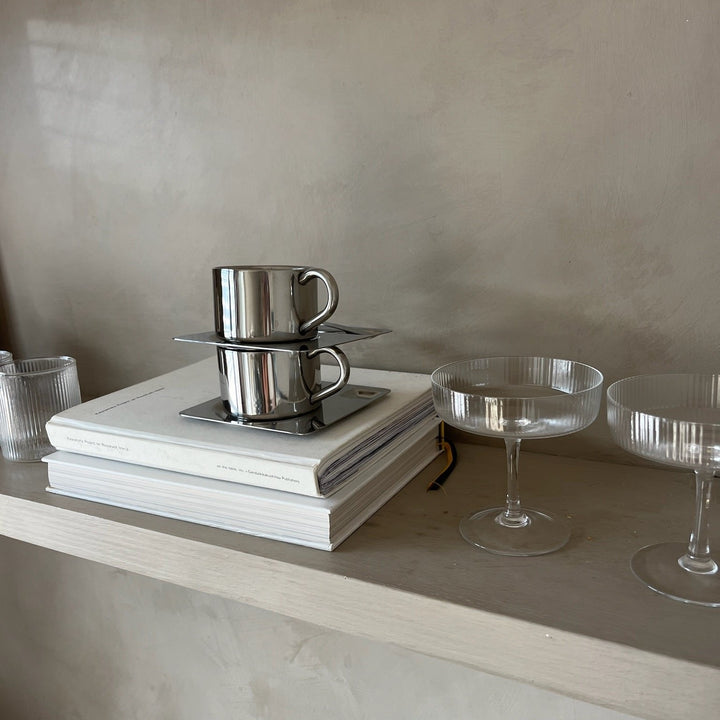 Stainless Steel Coffee Cup Set