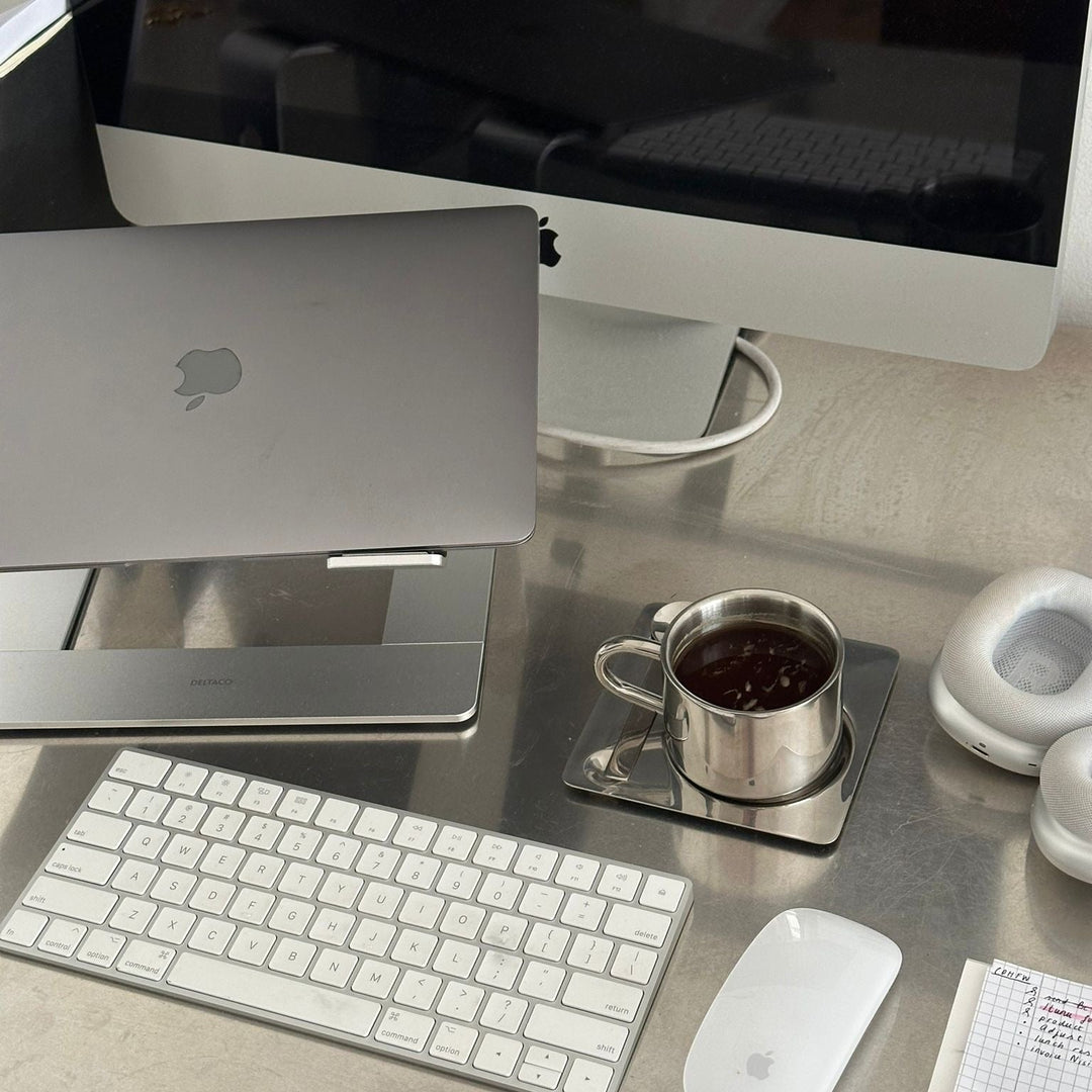 Stainless Steel Coffee Cup Set