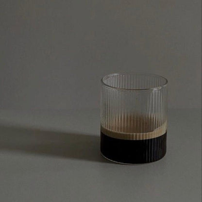 Coffee Ribble Glass 4-Piece Set