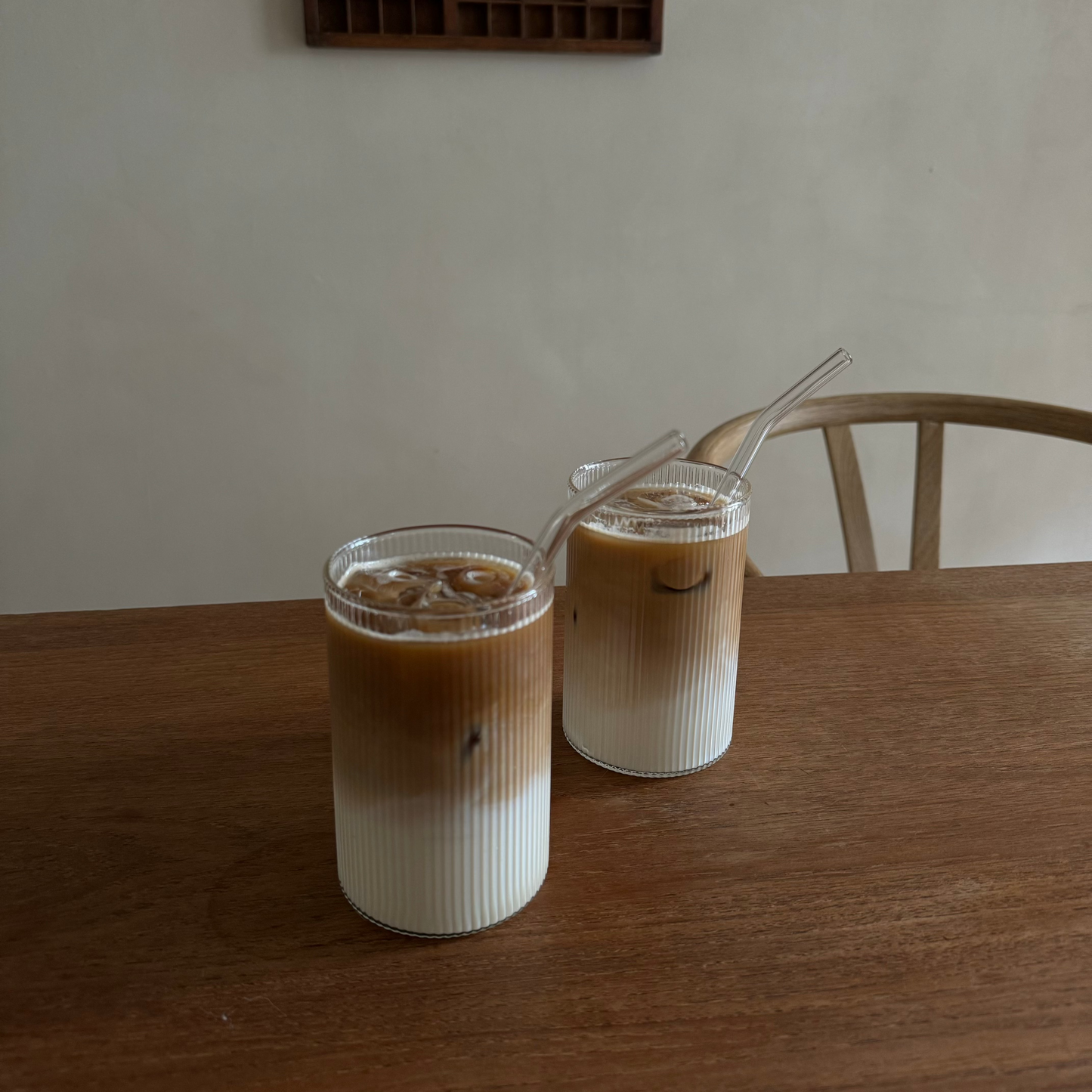 Coffee Ribble Glass High 4-Piece Set