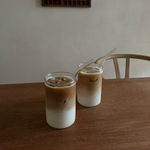 Coffee Ribble Glass High 4-Piece Set