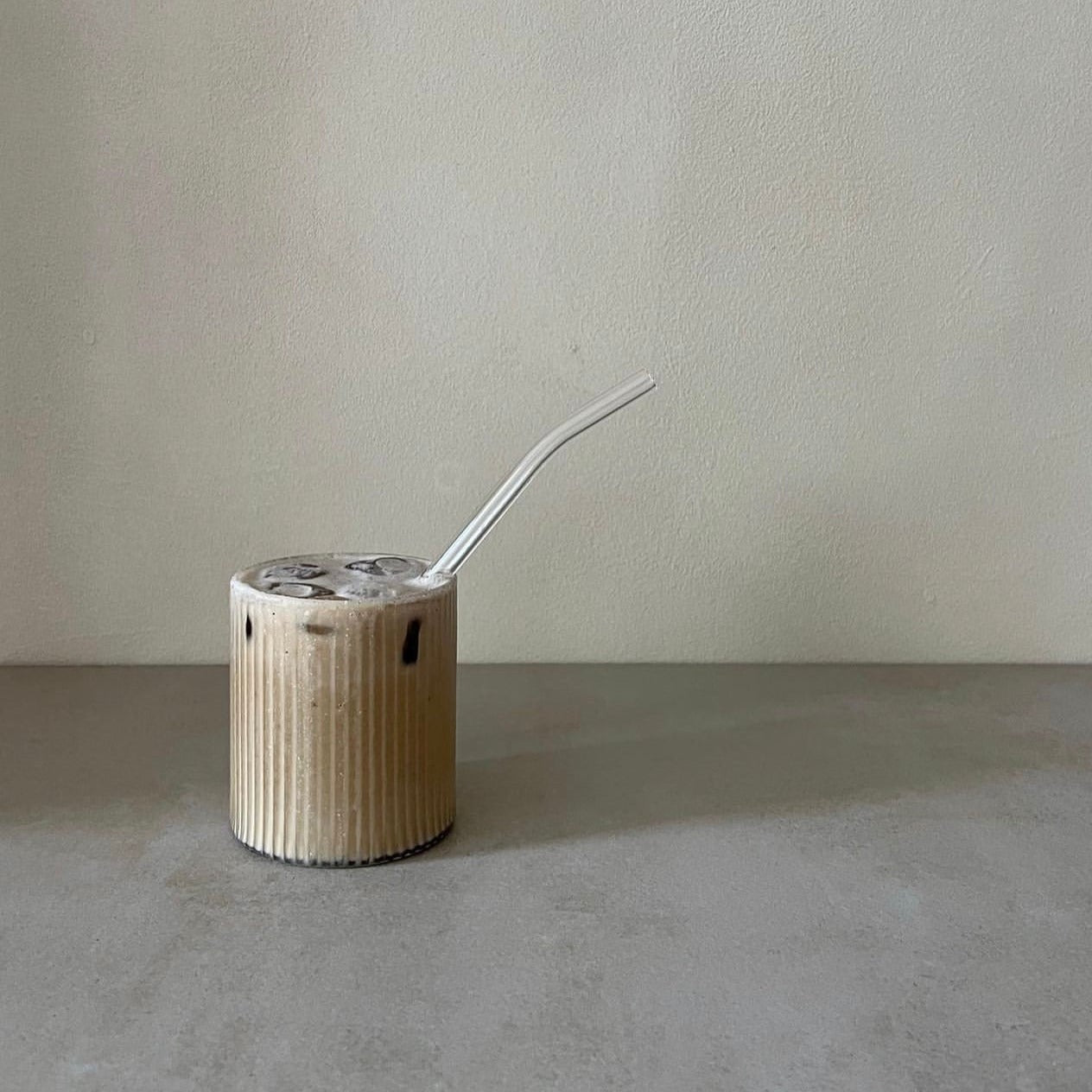 Coffee Ribble Glass 4-Piece Set