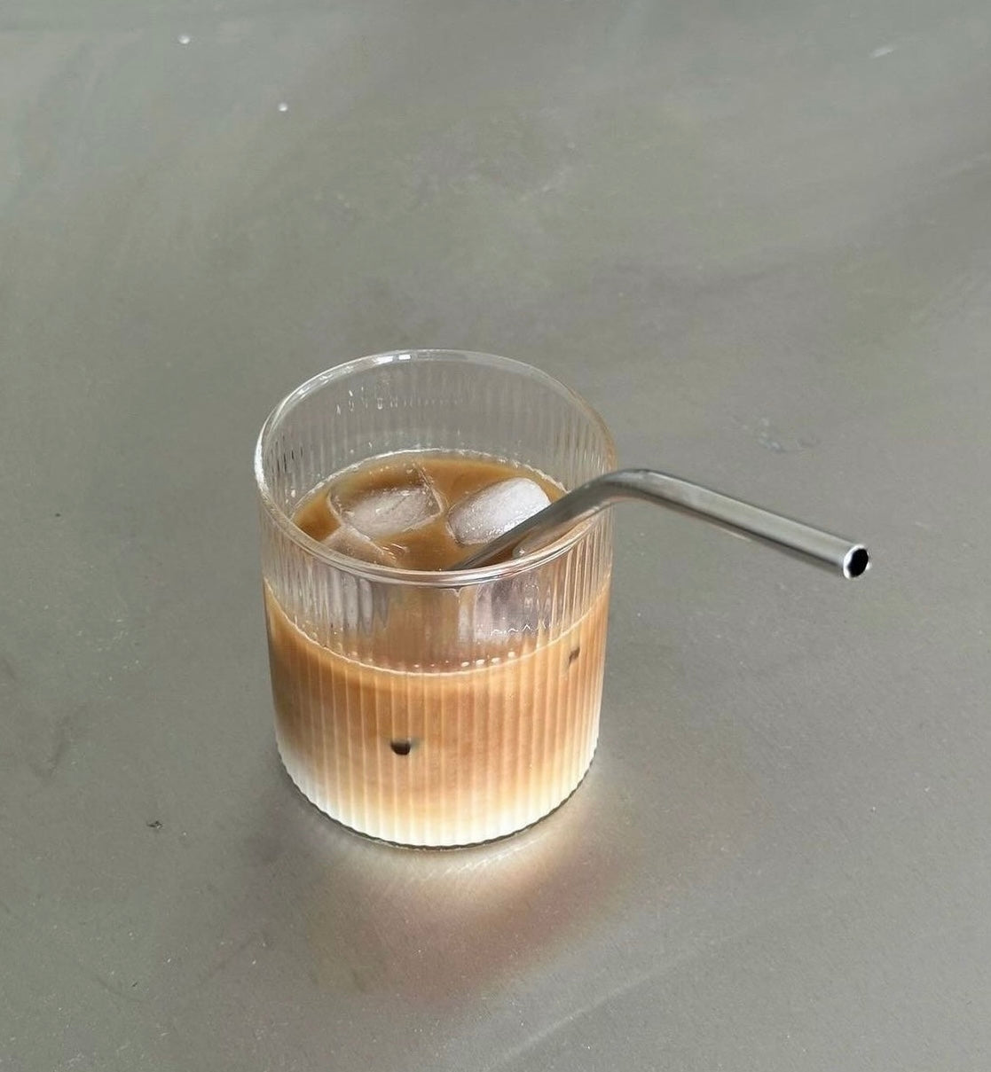 Coffee Ribble Glass 4-Piece Set