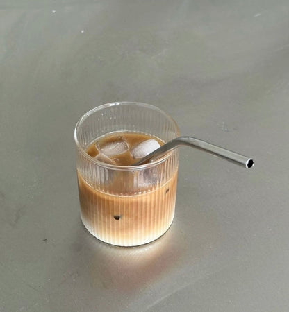 Coffee Ribble Glass 4-Piece Set