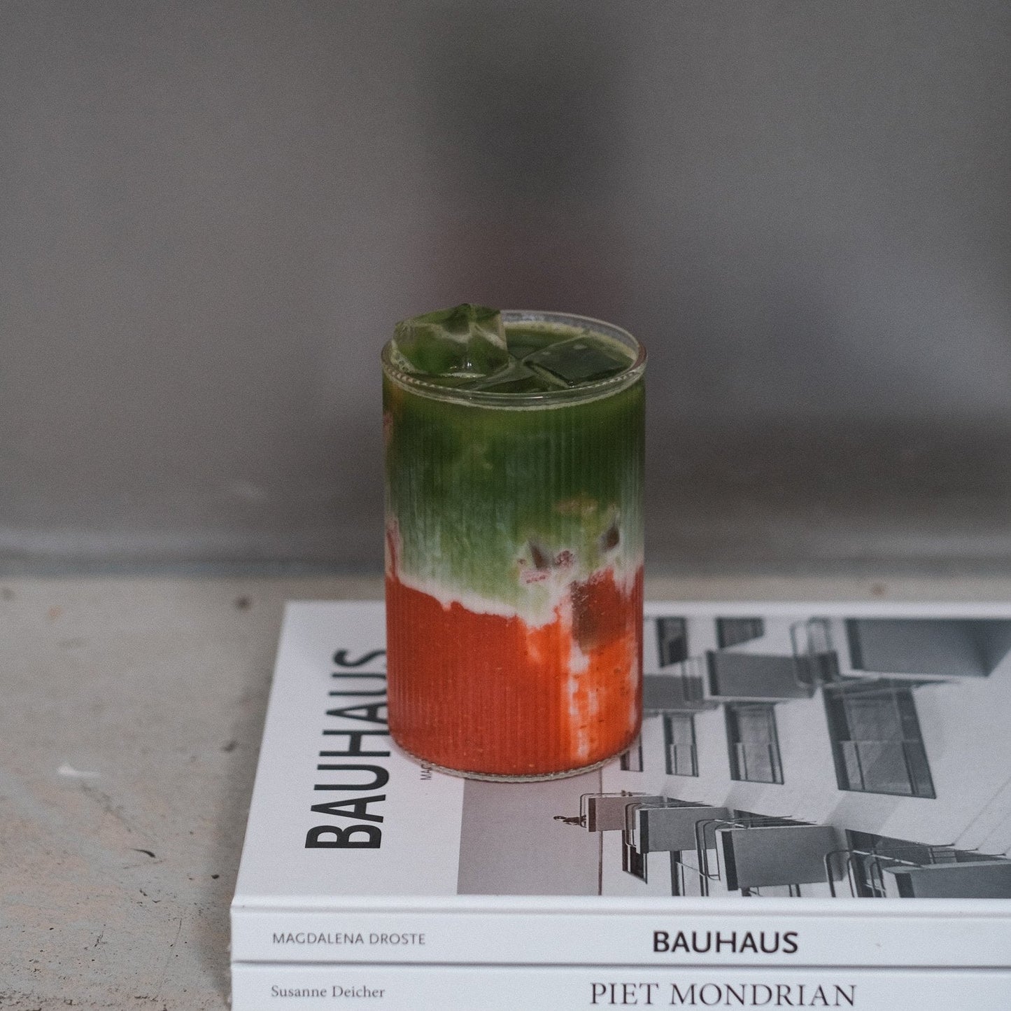 Coffee Ribble Glass High 4-Piece Set